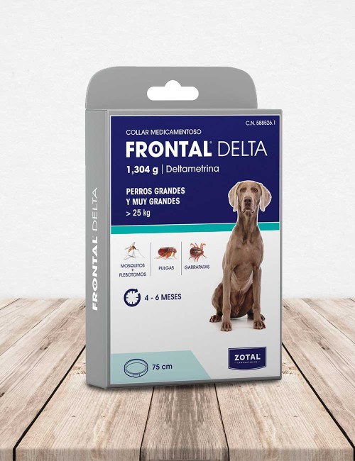 FRONTAL DELTA COLLAR MEDICAMENTOSO PERROS GRANDES Y MUY GRANDES GUAU AND CAT - 1