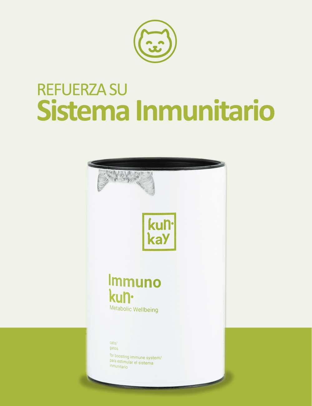 SUPLEMENTO IMMUNOKUN GATOS- Para subir sus Defensas GUAU AND CAT - 1