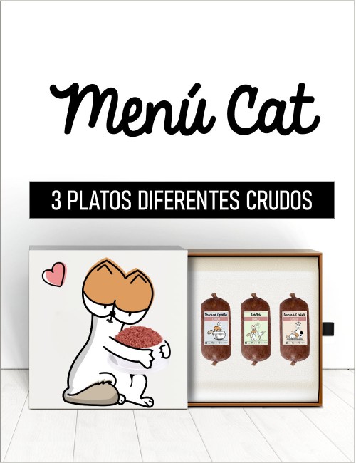 Menu completo 30 paquetes de 200g Crudo GUAU AND CAT - 1