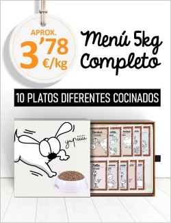 Menú Completo COCINADO de 5 a 40kg