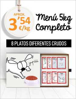 Menú Completo CRUDO de 5 a 40kg